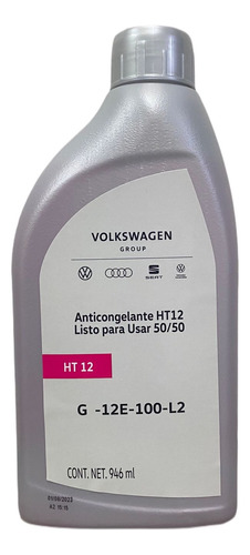 Anticongelante Original Vw Seat Audi Ht12 (g12) 946ml Rosa