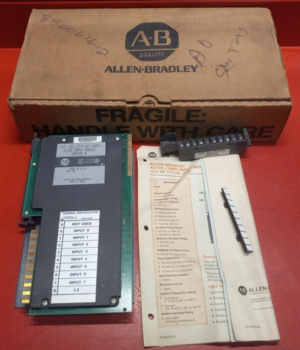Allen Bradley 1771-ia Series B Ac/dc 120v Input Modu Ccs