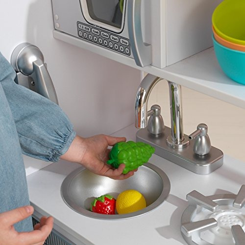 Cocina Kidkraft Para Niñas Blanca Juguete Vintage Cocinita Color Blanco