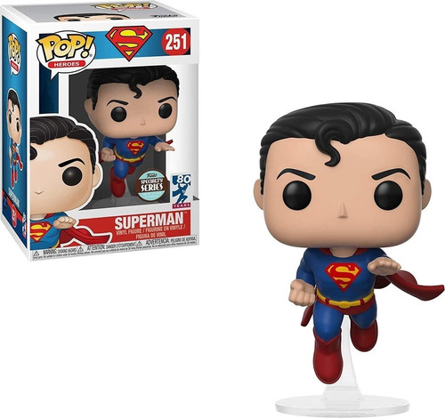 Figura Funko Pop! #251 Superman 80 Aniversario