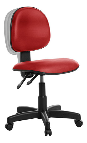 Cadeira De Escritório Ergonômica Executiva Rv Vermelho