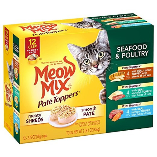 Mew Mezcla Pate Toppers Wet Comida Para Gatos