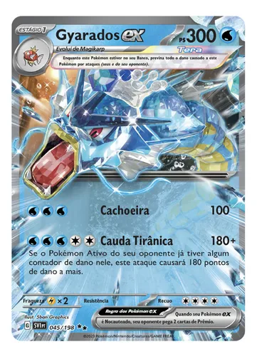 Kit Carta Pokémon Gyarados Ex Gyarados Magikarp Kit Carta Pokémon Gyarados Ex Gyarados Magikarp