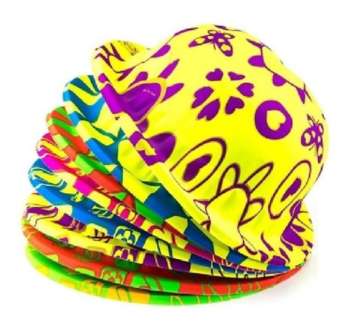 24 Sombreros Para Fiestas Tipo Bombin Neon Butacada Cotillon