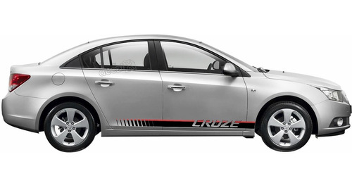 Adesivo Faixa Lateral Chevrolet Cruze Personalizado Crz006