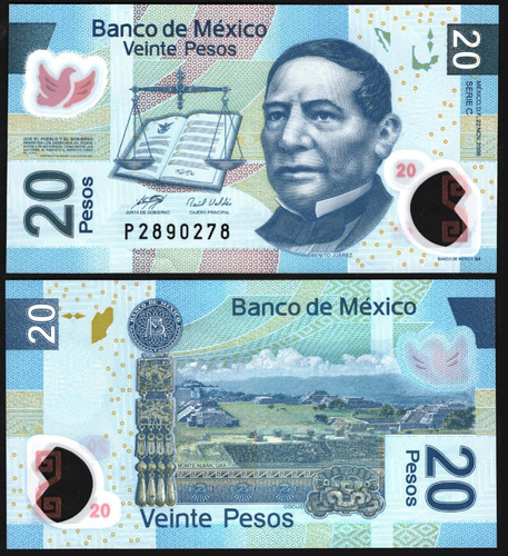 Mexico Billete De 20 Pesos Año 2006 Polímero - Sin Circular