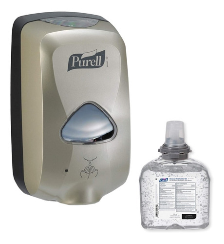 Dispensador + Gel Desinfectante Para Manos (4) Purell