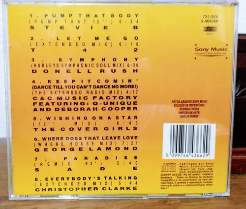 Cd - Remix Mania Iii - Epic (Usado)