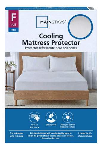 Cubre Colchón Impermeable Cama Matrimonial 190x137 Cm *sp