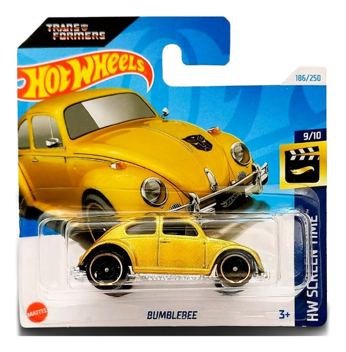 Bumblebee Transformers Hot Wheels A25 Tarjeta Corta
