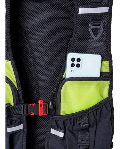 Imagen 8 de 10 de Mochila Chaleco Montagne Galax + Bolsa Hidratacion Running