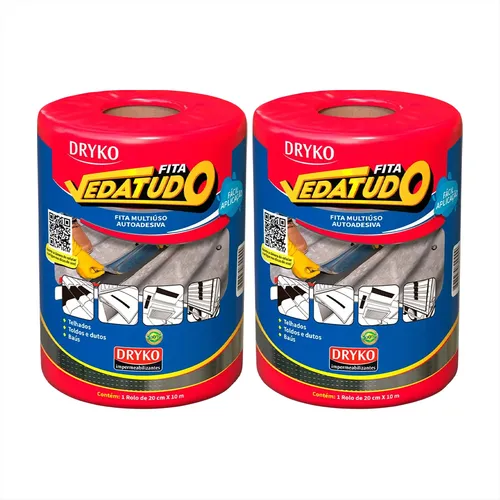 comprar Manta Asfáltica Aluminizada Telhado Adesiva 20cmx10m Kit 2