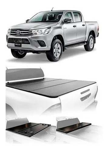 Tapa Batea Dura Hard Tri Fold Toyota Hilux 2016-2022 