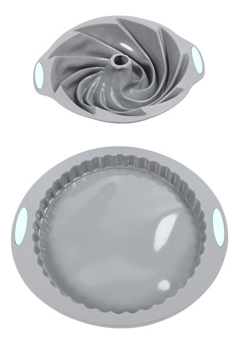 Molde Para Tartas Estriado De Silicona De Primera Calidad, V