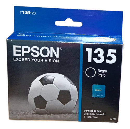 Cartucho Epson 135 T135120 Negro P/ T25 (vencido)