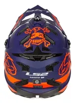 Comprar Casco Cross Moto Mx Ls2 700 Subverter Maldonado Motos Violeta Cross Xl