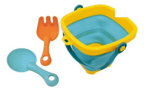 Balde Con Pala  Rastrillo Set De Playa Plegable Explorer Fan