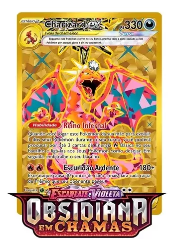 Pokémon Baralho Batalha Ex Ampharos - 60 cartas - 32657- Copag