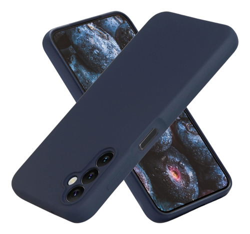 Case Soft Premium Para Samsung A14/ A24/ A34/ A54 Azul Noche