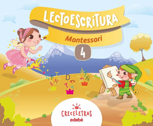 Libro Cuaderno Lectoescritura 4 Pauta Montessori - 