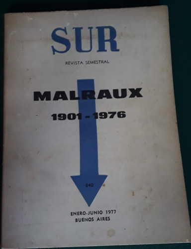 Malraux Revista Sur N° 340 Año 1977