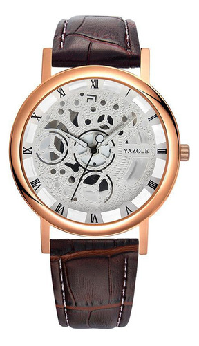 Relógio Yazole Esqueleto 42mm - Qualidade E Resistência