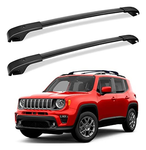 Roof Rack Cross Bars For Jeep Renegade 2015-2023, Alumi...