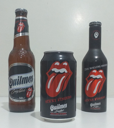 Quilmes Rolling Stones Bot Vidrio + Bot Alumin + Lata (556)