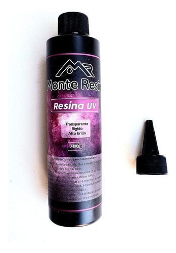 Resina Uv De Secado Ultravioleta 200gs Transparente En Stock