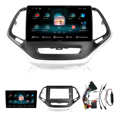 Multimídia Aikon Fóton G3 Cherokee 2014 Acima 12+256gb 10p