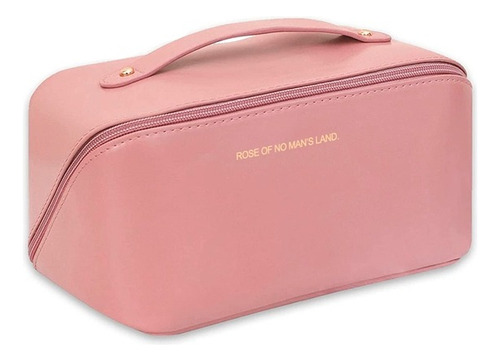 Necessaire Organizador Mala Viagem Maquiagem Objeto Feminina Cor Rosa