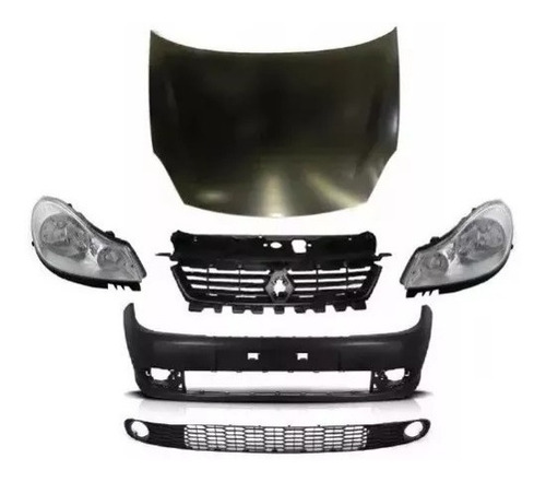 Kit Capot Trompa Completa Renault Symbol 2010 2011 2012 2013