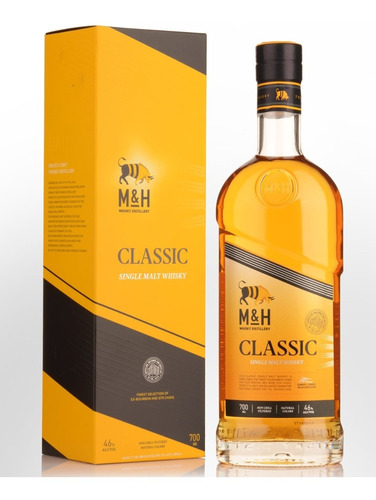 Whisky M&h Classic Single Malt Kosher Envio A Todo El Pais 