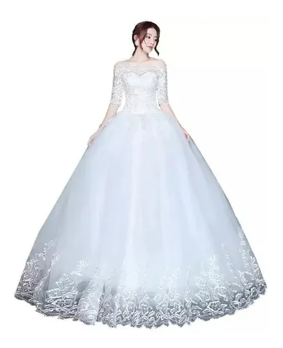 repertorio Volcán Chillido Vestido Novia Corte Princesa Ajustable Envio Gratis Yc-x22