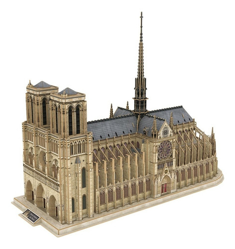 Puzzle 3d Cubicfun Notre Dame De Paris De Lujo 293 Piezas