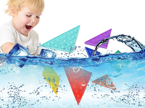 Zqq Bubble Sensory Toy Tangram 7 Piezas Push Pop Bubble Fidg