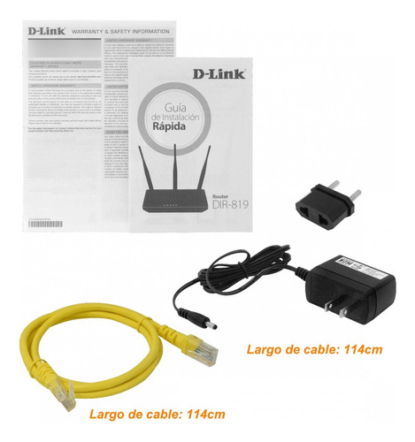 Router Wifi D-link Ac750 De Doble Banda Clickbox