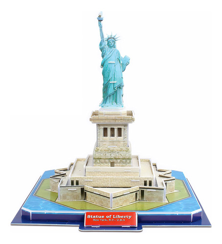 Rompecabezas 3d Estatua De La Libertad  Kit De Modelo De
