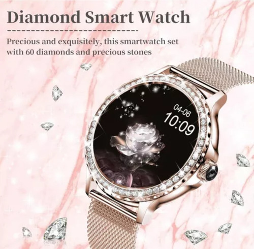 Reloj Inteligente Mujer, Smartwatch, Llamada, Asistente Voz
