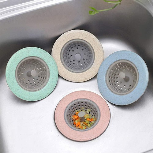 Coladera Atrapa Desperdicios Flexible Fregadero Cocina 2 Uni