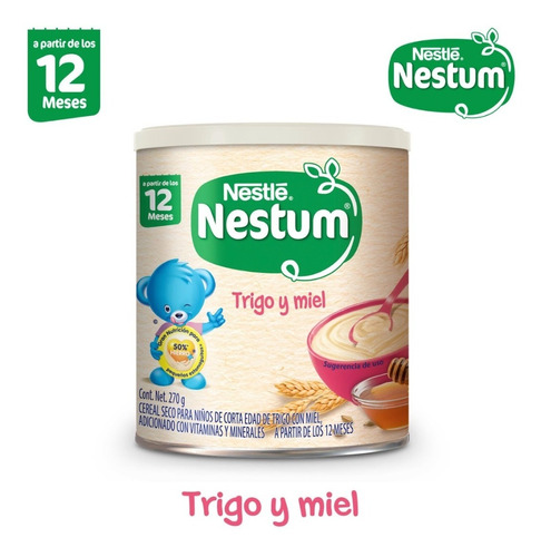 Cereal Nestum Trigo Con Miel De Abeja Etapa 4 270 Gr
