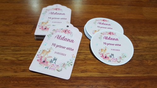 Imagen 6 de 10 de Tags Personalizadas + Stickers20 + 20 Unidades