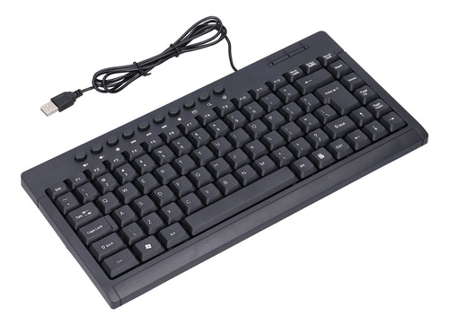 Pequeño Teclado Con Cable, Mini Portátil De Escritorio Usb D