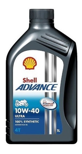 Aceite para motor Shell sintético 10W-40 para motos y cuatriciclos