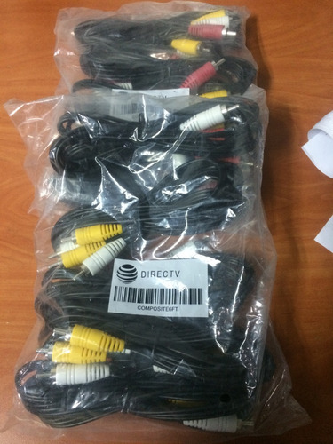 Cable Rca Conectores Macho - Macho (video Y Audio).