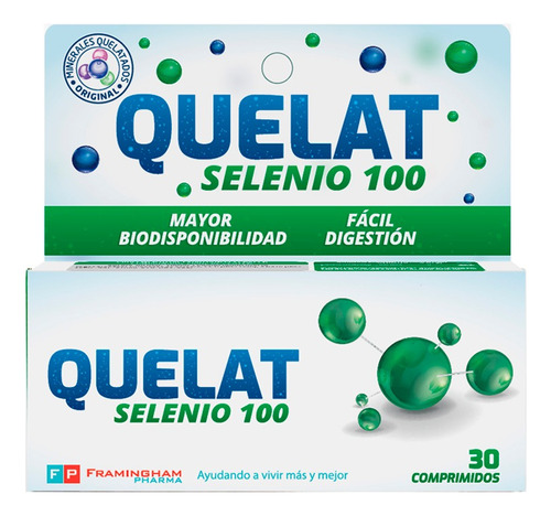 Suplemento Multivitamínico Quelat Selenio 100 30 Comprimidos