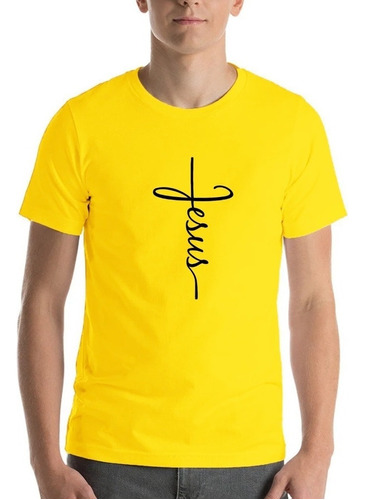 Polera Jesus Lettering Cruz Swagstyle Moda Hombre