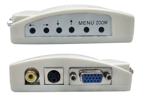 Conversor Vga A Rca Video Compuesto Premium Dvr A Tv Gtia