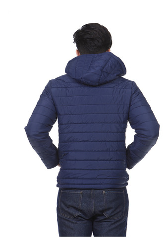 Imagem 3 de 5 de Jaqueta Puffer Masculina Capuz Zíper Bobojaco Inverno Rf2308