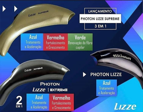 Imagem 4 de 9 de Photon Lizze Supreme 3 Luzes Lançamento + Nano Qatar Hair